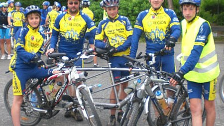 10. Tour d´Europe 2008 ? Sternfahrt zum Startort Gerolstein ? SV-Handballer tragen Fair Play Gedanken mit ? Projekte der Welthungerhilfe gefördert