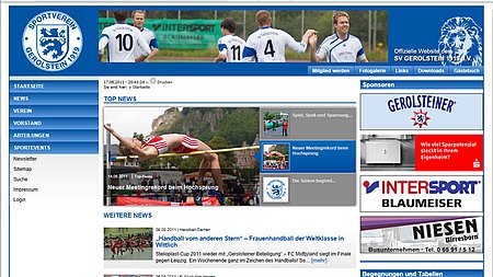 Webseite erscheint im neuen Design