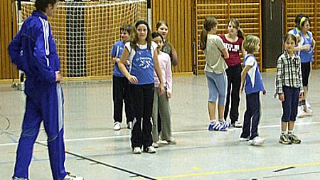 Training mit dem Deutschen Meister