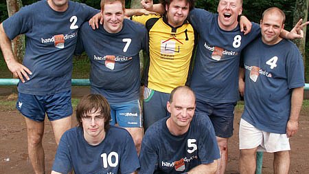 Gerolsteiner Seniorenhandballer in Turnierstimmung