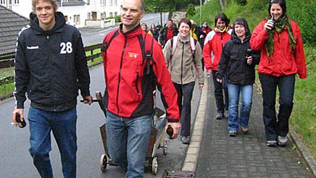 Das Wandern ist des Handballers Lust ? Nicht nur ein bisschen Spaß muss sein.....