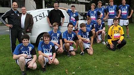 "Sponsor meets Team" - Telekom-Partner TSL unterstützt Handballjugend